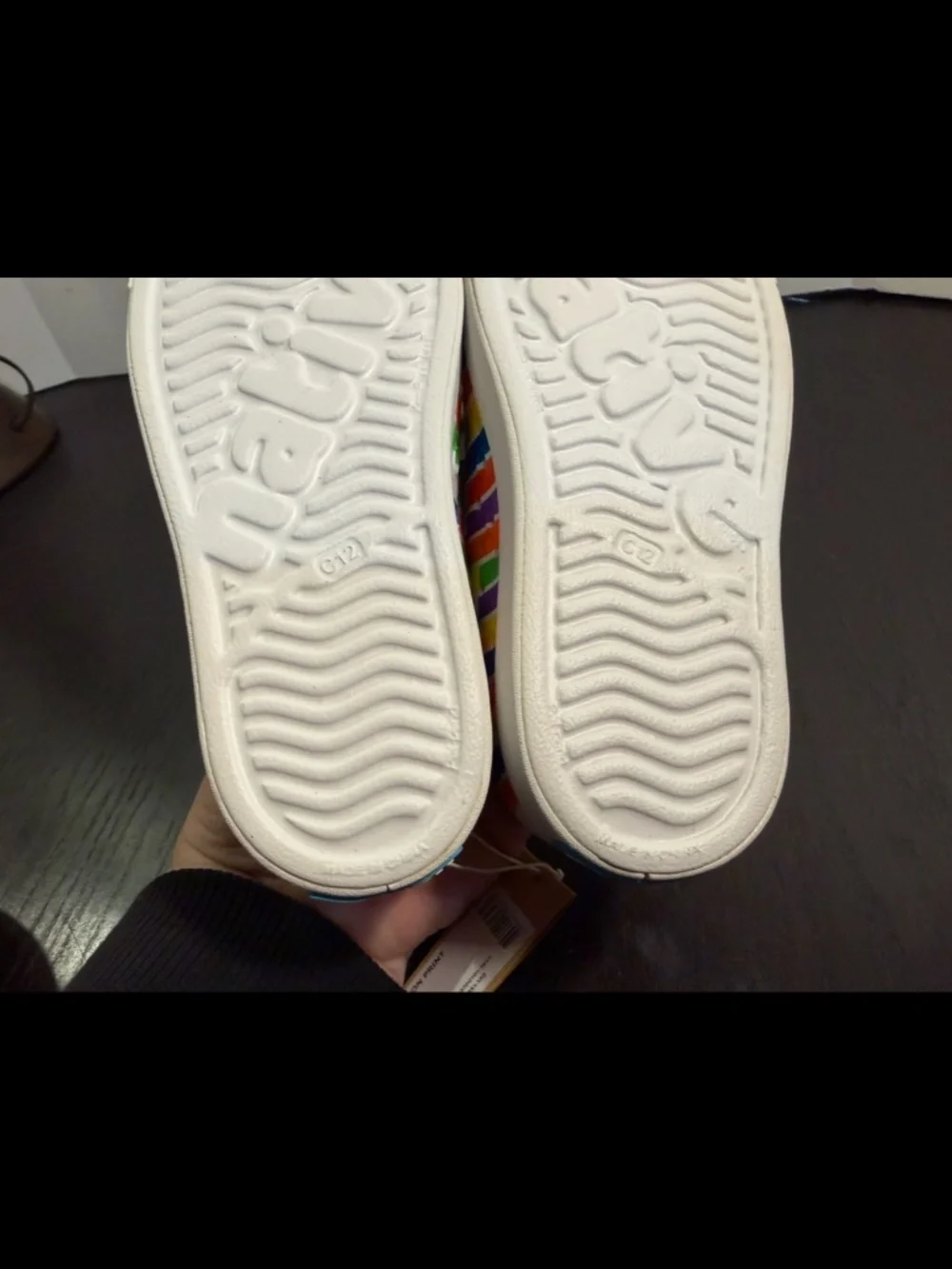 Native Jefferson Print Shoes Multicolor Brick/White Little Kids/Toddler C12